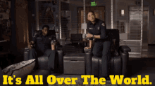 Station19 Vic Hughes GIF - Station19 Vic Hughes Its All Over The World GIFs