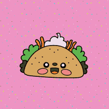 Taco Cute Taco GIF - Taco Cute Taco Happy Taco GIFs