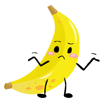 Banana Yellow Sticker - Banana Yellow Fruit Stickers