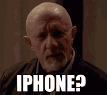 Mike Ehrmantraut Iphone GIF - Mike Ehrmantraut Iphone Breaking Bad GIFs