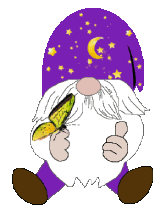 Butterfly Gnome Sticker - Butterfly Gnome Wisdom Stickers