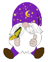 Butterfly Gnome Sticker - Butterfly Gnome Wisdom Stickers