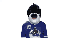 Vancouver Canucks Fin The Whale GIF - Vancouver Canucks Fin The Whale Im Out GIFs