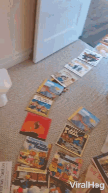 Path Of Books Books On The Floor GIF - Path Of Books Books On The Floor Walkway Of Books GIFs