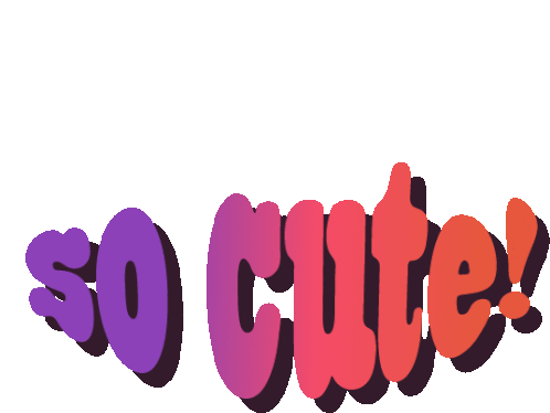 So Cute Adorable Sticker - So Cute Adorable Aww Stickers