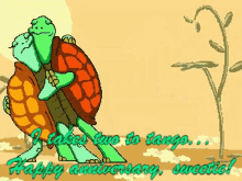 Turtle Happy Anniversary GIF - Turtle Happy Anniversary Tango GIFs