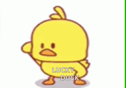 Lucky Duck Cartoon GIF - Lucky Duck Cartoon Dancing - Discover & Share GIFs