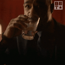 Drinking Calvin Jordan GIF - Drinking Calvin Jordan Kingdom Business GIFs