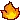 a pixel art illustration of a fireball with a white background .