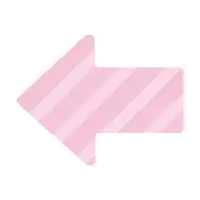 a pink arrow pointing to the left with a white background
