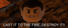 Lego Lotr GIF - Lego Lotr Cast It To The Fire GIFs