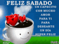 Feliz Sabado Cafecito GIF - Feliz Sabado Cafecito Coffee GIFs