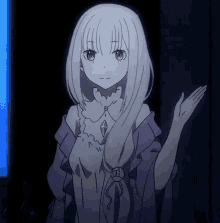 Anime Emilia GIF - Anime Emilia Re Zero GIFs