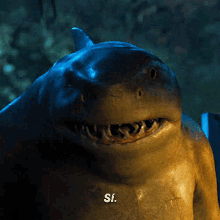 Si King Shark GIF - Si King Shark The Suicide Squad GIFs
