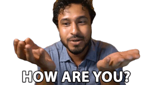 How Are You Abish Mathew Sticker - How Are You Abish Mathew How Are You Doing Stickers