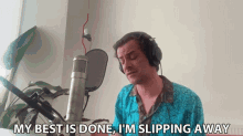 My Best Is Done Im Slipping Away Josef Salvat GIF - My Best Is Done Im Slipping Away Josef Salvat Call On Me GIFs