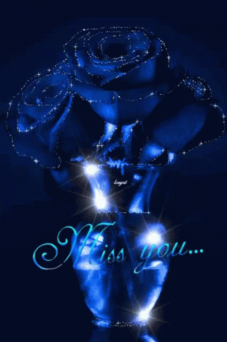 Miss You Blue GIF - Miss You Blue Rose - Discover & Share GIFs