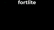 the word fortlite that is on a blue object