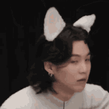 Cat Yoongi Cat Ears Suga GIF - Cat Yoongi Cat Ears Suga Ears Yoongi GIFs