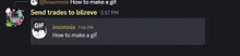 a screenshot of a conversation between insomnia and a gif