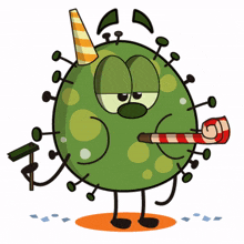 corona virus pandemic party celebrate
