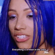 Sasha Banks Everything Is Written In The Stars GIF - Sasha Banks Everything Is Written In The Stars Wwe GIFs