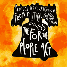 Political Corruption Pass The For The People Act GIF - Political Corruption Pass The For The People Act Liberty Bell GIFs