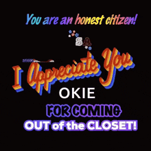 a poster that says " you are an honest citizen "