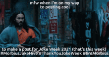 Morbius Morbiussweep GIF - Morbius Morbiussweep Joke Week GIFs