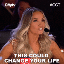 This Could Change Your Life Trish Stratus GIF - This Could Change Your Life Trish Stratus Canada'S Got Talent GIFs