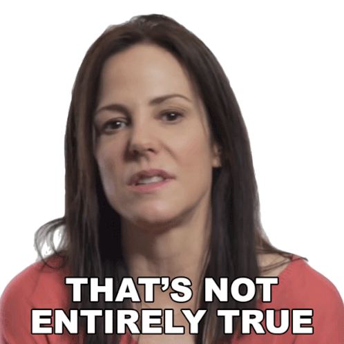 Thats Not Entirely True Mary Louise Parker Sticker - Thats Not Entirely True Mary Louise Parker Big Think Stickers