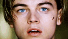 Leonardo Dreamy GIF - Leonardo Dreamy Blue Eyes GIFs