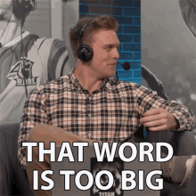 That Word Is Too Big Dave Olson GIF - That Word Is Too Big Dave Olson Smite GIFs