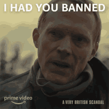 I Had You Banned Ian Campbell GIF - I Had You Banned Ian Campbell Paul Bettany GIFs