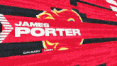 a james porter calgary logo with a lion on it
