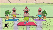 exercise uncle grandpa training work out physical activity