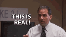 This Is Real Michael Scott GIF - This Is Real Michael Scott Steve Carell GIFs