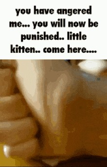 a close up of a person 's face with the words you have angered me