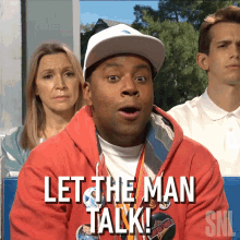 Let The Man Talk Kenan Thompson GIF - Let The Man Talk Kenan Thompson Saturday Night Live GIFs