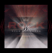 an open all genre sign with a crown on it