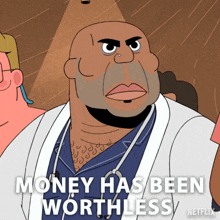 Money Has Been Worthless For Months Michael GIF - Money Has Been Worthless For Months Michael Carol & The End Of The World GIFs