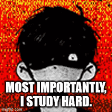 Most Importantly I Study Hard Omori GIF - Most Importantly I Study Hard Omori GIFs