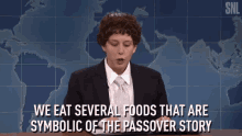 symbolic food passover saturday night live snl