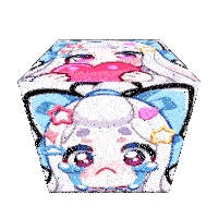 Miwa Cube Bunny Girl Sticker - Miwa Cube Miwa Bunny Girl Stickers