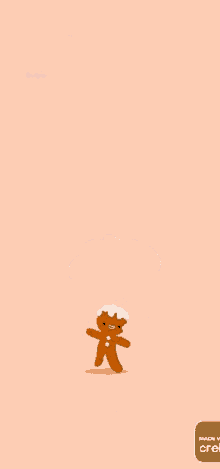 Smile Gingerbread Man GIF