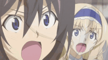 infinite stratos is shocked face