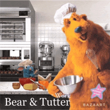 Bear In The Big Blue House Chef Bear GIF
