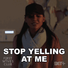 Stop Yelling At Me Vanessa GIF - Stop Yelling At Me Vanessa First Wives Club GIFs
