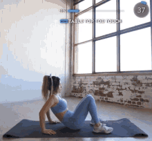 Table Top Toe Touch Legs Day GIF - Table Top Toe Touch Legs Day Abs And Legs Work Out GIFs