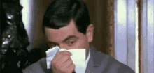 Mr Bean Runny Nose GIF - Mr Bean Runny Nose Sneeze GIFs